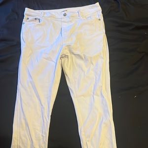 White jeans